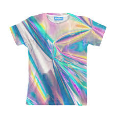 Holographic Foil Youth T Shirt Shelfies