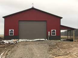 Chocolate Overhead Door Metal Building Homes Post Frame Building Overhead Door