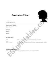This english cv is available for free download.you can customize it with your own information. Cv In English For Students To Fill In Esl Worksheet By K Samula