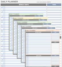 Free Daily Schedule Templates For Excel Smartsheet Weekly Planner Template Free Weekly Planner Templates Daily Planner Template