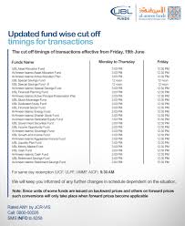 Receive your account statement electronically on your registered email address. Individual Cut Off Timing For Transactions Individual