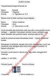 Contoh surat kuasa dalam artikel ini meliputi contoh surat kuasa perseorangan, kedinasan, kuasa bank, kuasa tanah, dan pengambilan dokumen. Contoh Surat Pencabutan Kuasa Hukum Contoh Surat