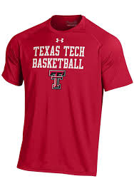 Under Armour Texas Tech Red Raiders Red Basketball Short Sleeve T Shirt In 2019 Products Texas Tech Basketball Texas Tech Red Raiders Raiders T Shirt