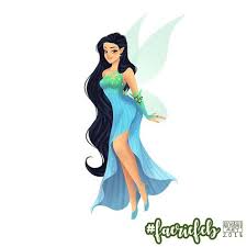 Faeriefeb Day 27 Silvermist Here S My Last Entry For Faeriefeb A Rendtion Of Silvermist I Mi Disney Movie Characters Tinkerbell And Friends Disney Fairies