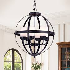 Shop Almog Oil Rubbed Bronze 19 Inch Round Pendant Light Overstock 13331142