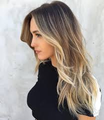 Messy Dark Brown Locks With Blonde Streaks Balayage Straight Hair Long Layered Hair Long Layered Haircuts