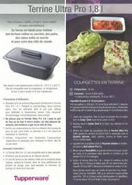 Fiche Recette Tupperware Terrine Ultra Pro