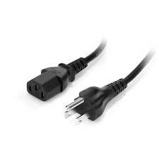 onn 6 foot ac power cord black with universal design to fit