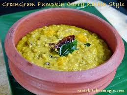 Cherupayar Mathanga Erissery Green Gram Pumpkin Curry Kerala Style Pumpkin Curry Pumpkin Recipes Vegetarian Treats