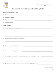 Worksheets are hypothesis practice, how to write a good hypothesis using if then because, variables hypothesis work, work. The Scientific Method Homework And Study Guide
