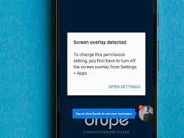 How to disable screen overlay. How To Fix Screen Overlay Detected Error Nextpit