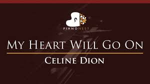 Celine Dion My Heart Will Go On Higher Key Piano Karaoke Youtube