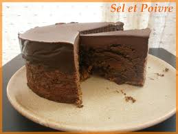 Gateau Au Chocolat Et Caramel Beurre Sale Sel Et Poivre