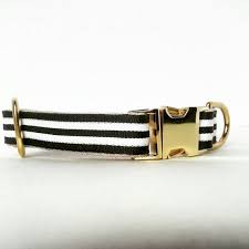 Black And White Dog Collar Modern Dog Collar Stripe Dog Collar Dog Collar Gold Small Dogs 5 8 Quot Wide Luxury Dog Collars Dog Training Collar Dog Gate