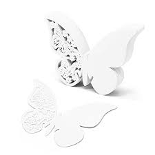 Leah leah bo beah cut some beautiful little butterflies with her cricut, and i was able to use them for this! Okaytec 100 Pz Farfalla Segnaposto Da Tavolo Segnatavolo Farfalle Carta Perlato Segnaposto Per Bicchiere Decorazioni Tavola Di Segnabicchieri Farfalla Segnaposti Con Nome Per Matrimonio Festa