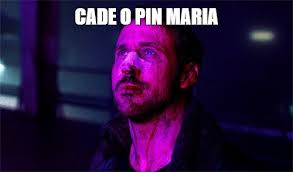 Create meme "blade runner 2049 meme, hide friends, Ryan gosling blade  runner purple"