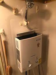 Pressures of the order of 30 psi are needed to move the rubber diaphragm on other older and cheaper units. Excel Vent Free Tankless Propane Water Heater Low Pressure Startup 1 6gpm Water Heater Tankless Water Heater Gas Portable Outdoor Shower