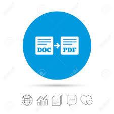 Export Doc To Pdf Icon File Document Symbol Copy Files Chat