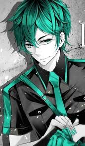 Green Haired Anime Boy Evil Anime Cute Anime Guys Cute Anime Boy