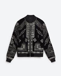 Image 8 Of Bomber Jacket With Metallic Details From Zara Jackets Bomber Jacket Bomber