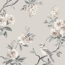 Check spelling or type a new query. Chinoiserie Floral Flower Birds Wallpaper Green Blue Taupe Pink Beige