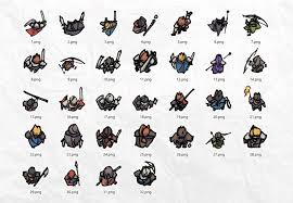 Hero Tokens For Virtual Table Tops By 2 Minute Table Top Pixel Art Characters Dungeons And Dragons Characters Fantasy Character Design