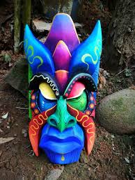 Boruca Warrior Boruca Mask Beautiful Warrior Mask New Tiki Art Culture Art Art Projects