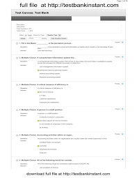 Sample Of Test Bank For Cornerstones Of Cost Management 2nd