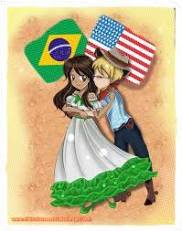 Interaja com nosso mundo sob nosso sistema com física realista. 20 Ideias De Eua X Brazil Countryhumans Hetalia Desenhos Brasil