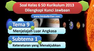 Soal Tema 9 Kelas 6 Sd Subtema 1 Keteraturan Yang Menakjubkan Dan Kunci Jawaban Bimbel Brilian