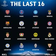 Starting with barcelona on february 16. Uefa Champions League Round Of 16 Draw Liveonscore Com