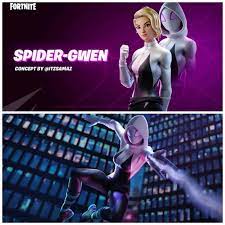 Here's a cool looking Spider-Gwen concept made by @itzsamaz! : r/FortNiteBR