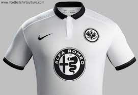 Buy the official eintracht frankfurt shirt at uksoccershop with fast worldwide delivery and personalised shirt printing options. Eintracht Frankfurt 15 16 Nike Away Kit 15 16 Kits Football Shirt Blog Soccer Shirts Sports Shirts Football Shirts