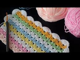 Kolay Bebek Battaniye Modeli Easiest Baby Blanket Pattern Youtube 2020 Tig Desenleri Orgu Motifleri Tig Isleri