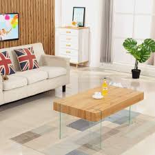 Today i am making a coffee table for my sister in law. Ivinta Modern Glass Coffee Table For Living Room Industrial Rustic Wood Table Top Sturdy Tempered Glass Leg Buy Online In Antigua And Barbuda At Antigua Desertcart Com Productid 157935805