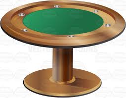 Stationary Round Poker Table Round Poker Table Poker Table Card Game Table
