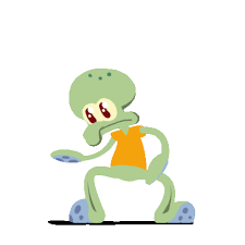 Squidward Dab Spongebob Squarepants Gif Animatedgif Motiongraphics Geometricgif Perfectloop Digitalart Dab Squidward Art Spongebob Squidward