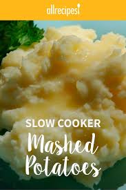 Slow Cooker Mashed Potatoes Recipe How To Cook Potatoes Crockpot Recipes Slow Cooker Slow Cooker