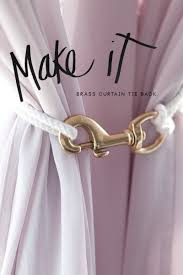 Find the products you love for less at kohl's®. Make It Brass Curtain Tie Back Diy Curtain Tie Diy Curtains Curtain Tie Backs