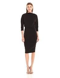 Badgley Mischka Womens 34 Sleeve Blouson Dress Black M You Can Get Additional Details At Th 1920s Fashion Women Work Dresses For Women Fashion Clothes Women