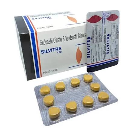 Sildenafil citrate and vardenafil tablet, Strength: 120mg at ₹ 330/stripe in Nagpur