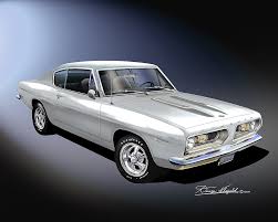 Image result for Pink Silver 1965 Barracuda