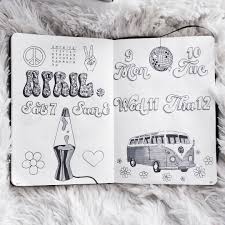 Aesthetic Black And White Bullet Journal Bullet Journal Weekly Layout 60s Bullet Journal Theme Fingers Doing The Peace Sign Drawing Bullet Journal Themes Journal Themes Bullet Journal Weekly Layout