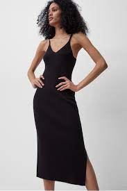 Check spelling or type a new query. Lenny Ribbed Knit Midi Dress Collections French Connection