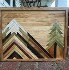 Wood Mountain Wall Art Reclaimed Wood Wall Art Mountain Picture Mountain Wood Art Reclaimed Wood In 2020 Mountain Wood Wall Art Mountain Wood Art Mountain Wall Art
