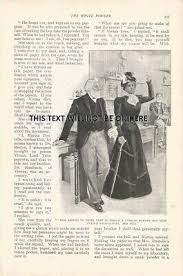 LOUIS LINSCOTT LADY IN DRESS KITCHEN c 1900 ART ILLUSTRATION PRINT