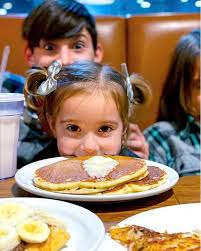 Who can resist a KID EAT FREE restaurant? With summer just around the  corner and the kids devouring everything in sight, this is a great way to  save some cash! I'm definitely