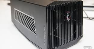 I need help attaching a different graphics card to my dislay it says display connected to hd graphics 530 when i have a geforce gtx 960 m too and i want to use that one instead of the hd one. Dell Has Discontinued The Alienware Graphics Amplifier Its External Gpu The Verge