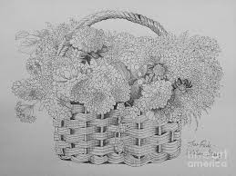 There are classes in oil painting, watercolor painting, acrylic painting, pencil drawing, pastel drawing as well as pen & ink drawing. Flower Basket Ii Drawing By Jeong Won Park