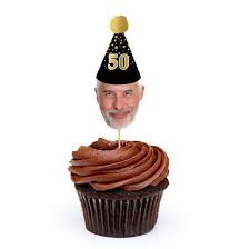 Birthday Black And Gold Cupcake Toppers Black Gold Cupcake Toppers 50th Birthday 60th Birthday Party 60th Cupcakes Over The Hill Birthday Cupcake Toppers Printable Birthday Hat 60th Birthday Party